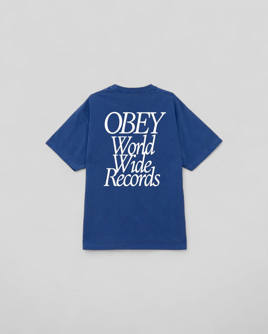 Obey || Worldwide Records - Pigment Electric Indigo - M' Obey