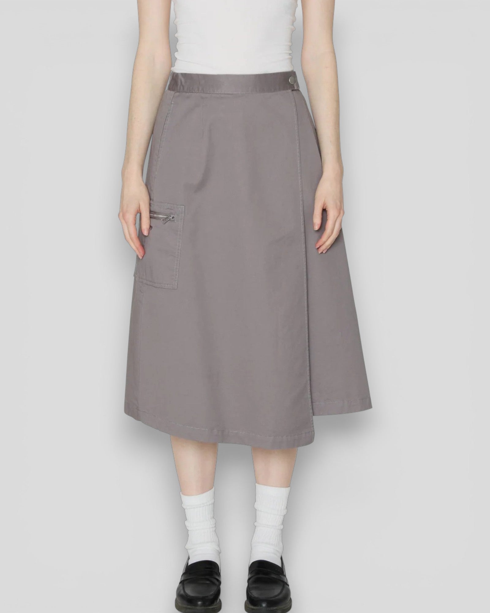 Obey || Arena Wrap Skirt - Grey Obey