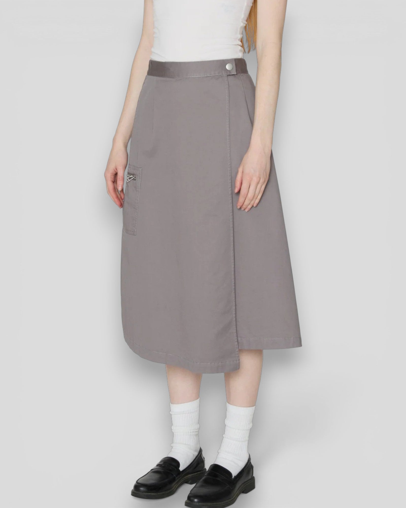 Obey || Arena Wrap Skirt - Grey Obey