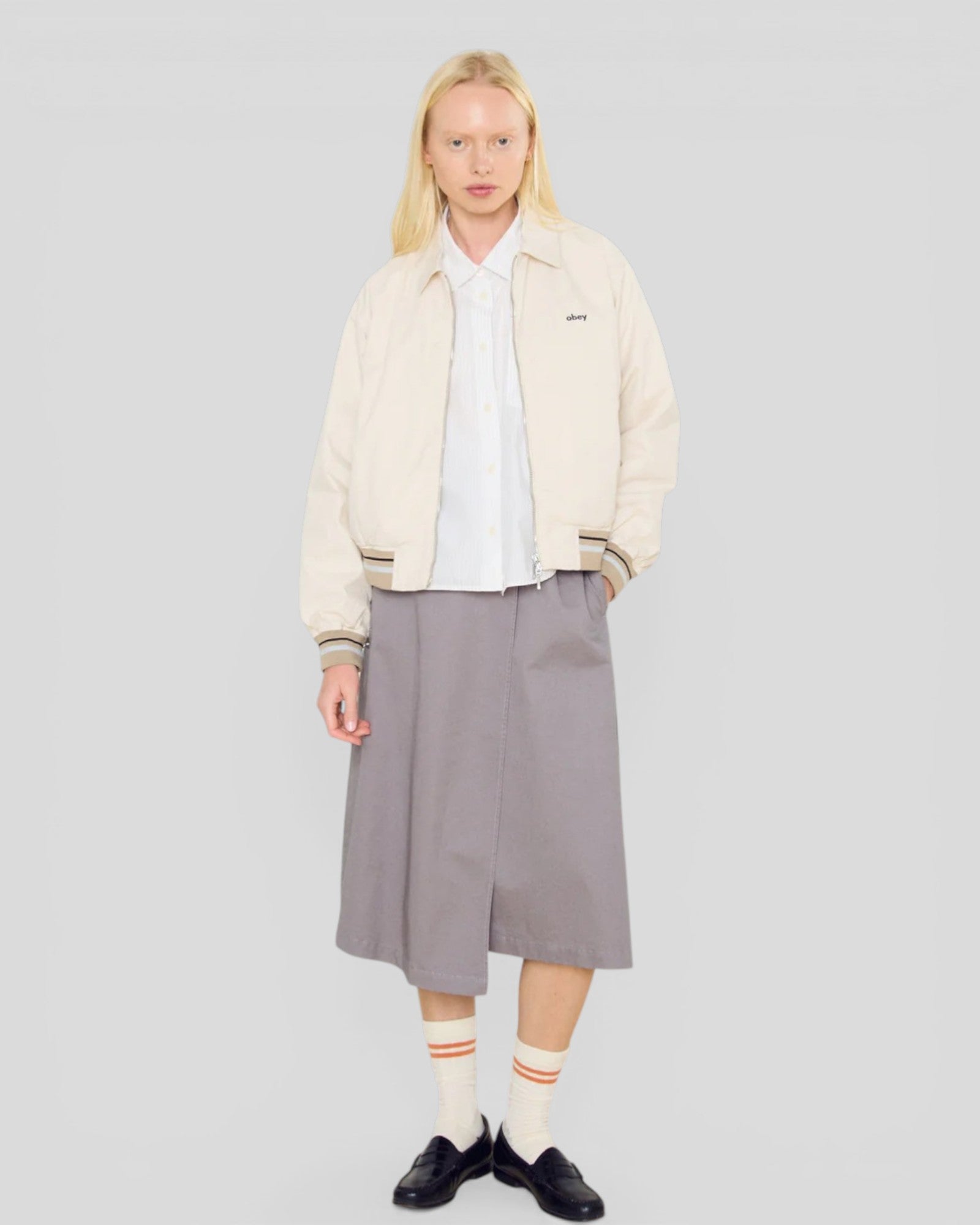 Obey || Arena Wrap Skirt - Grey Obey