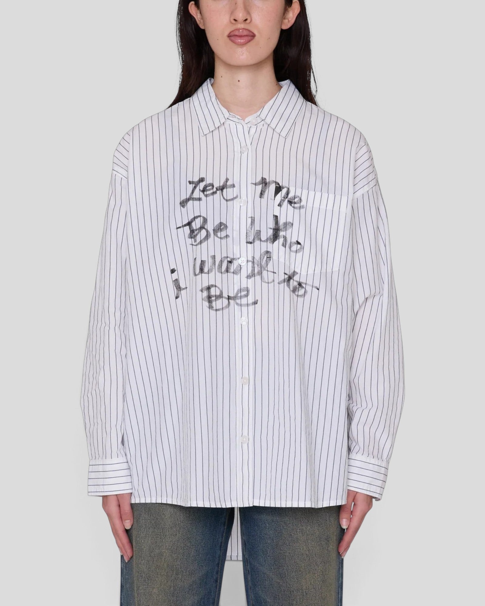 Obey || Carlotta Stripe Shirt - White Multi Obey