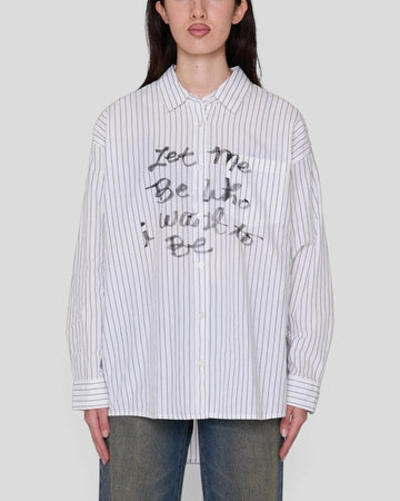 Obey || Carlotta Stripe Shirt - White Multi Obey