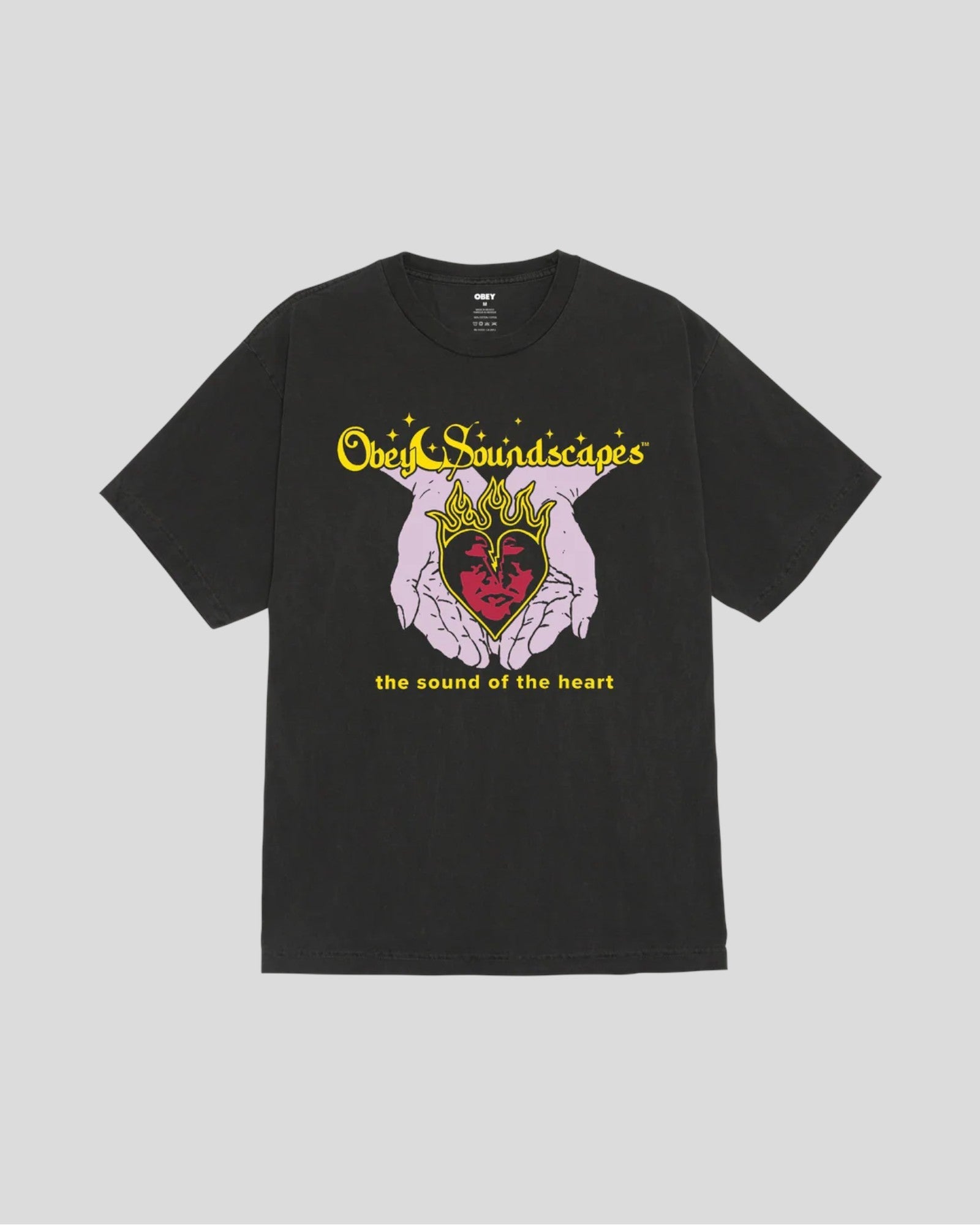 Obey || Soundscape T-Shirt - Dusty Black Obey
