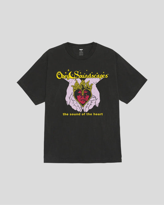 Obey || Soundscape T-Shirt - Dusty Black Obey