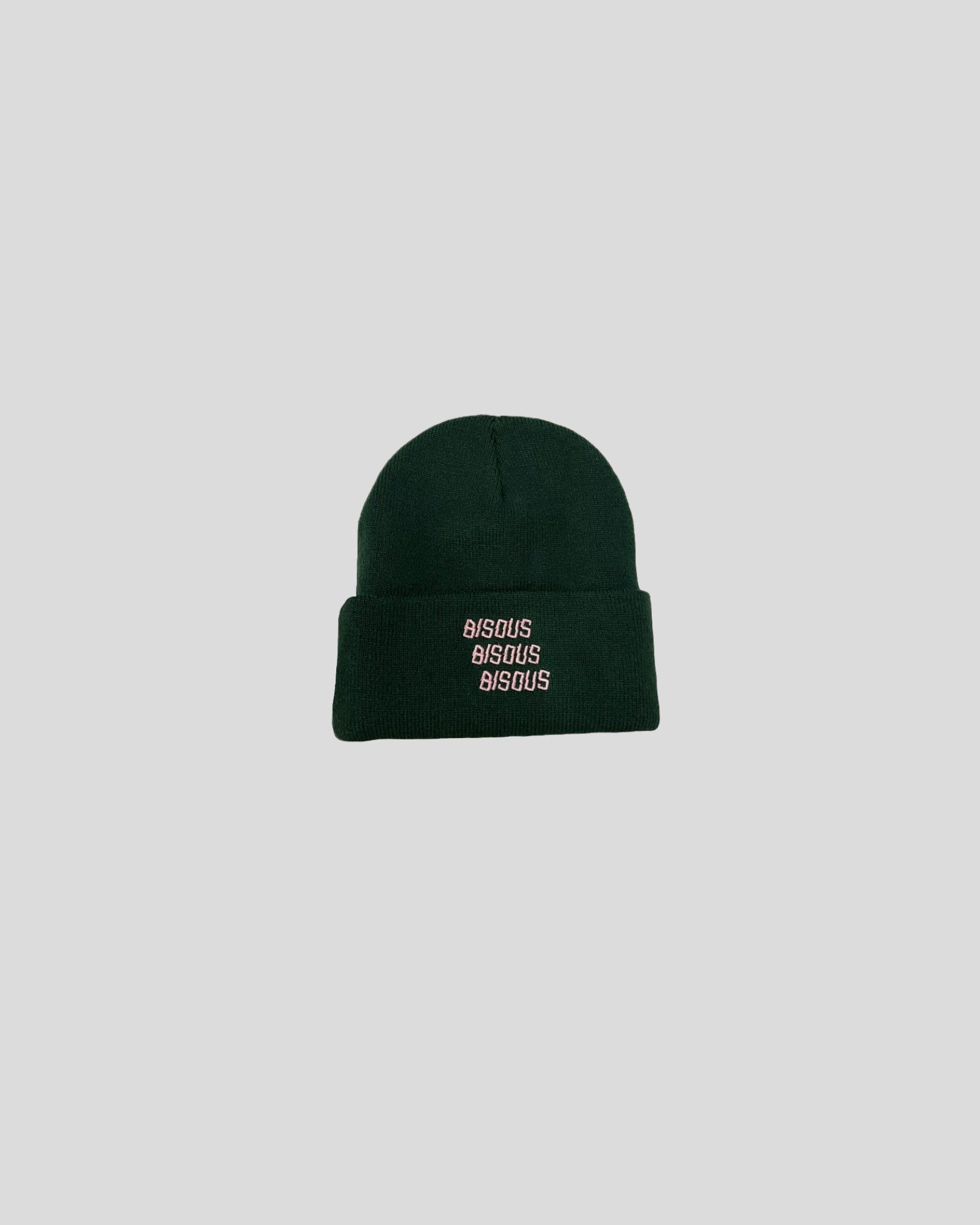 Bisous Bisous || Headwear Beanie Bisous x3 -Forest Bisous Skateboards