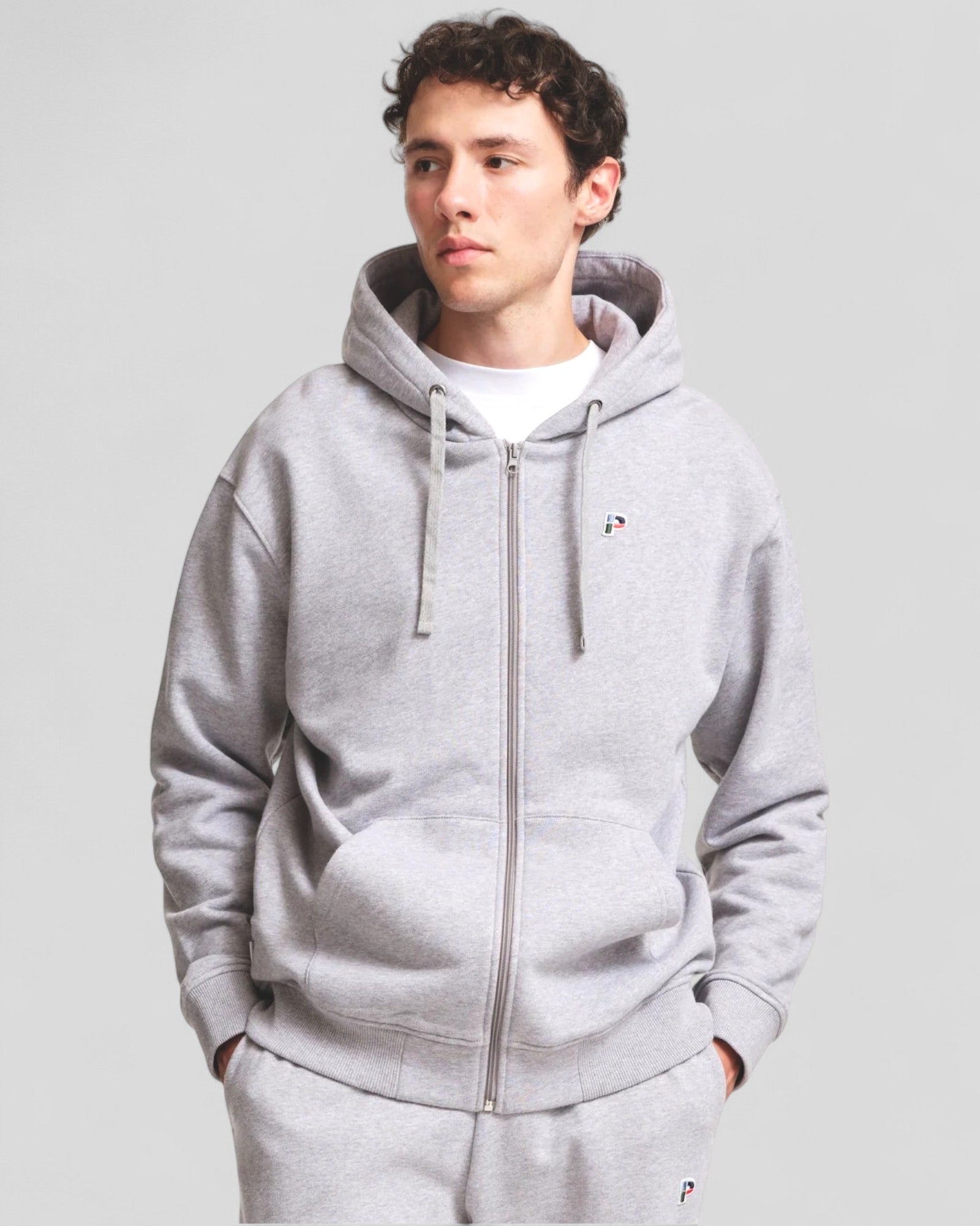 Parlez || Demi Zip Hoodie - Heather Parlez