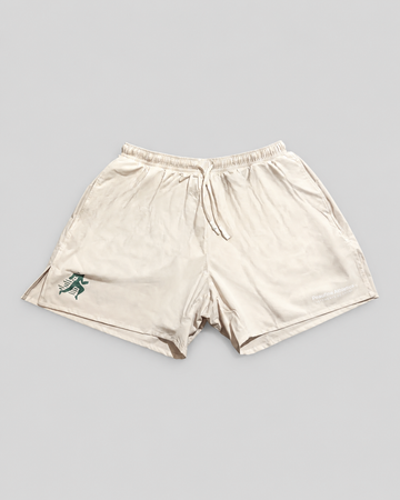 Peaufine Atalante X Peafine X Gouache - Running Short - Beige - M" — vue 1 sur fond gris