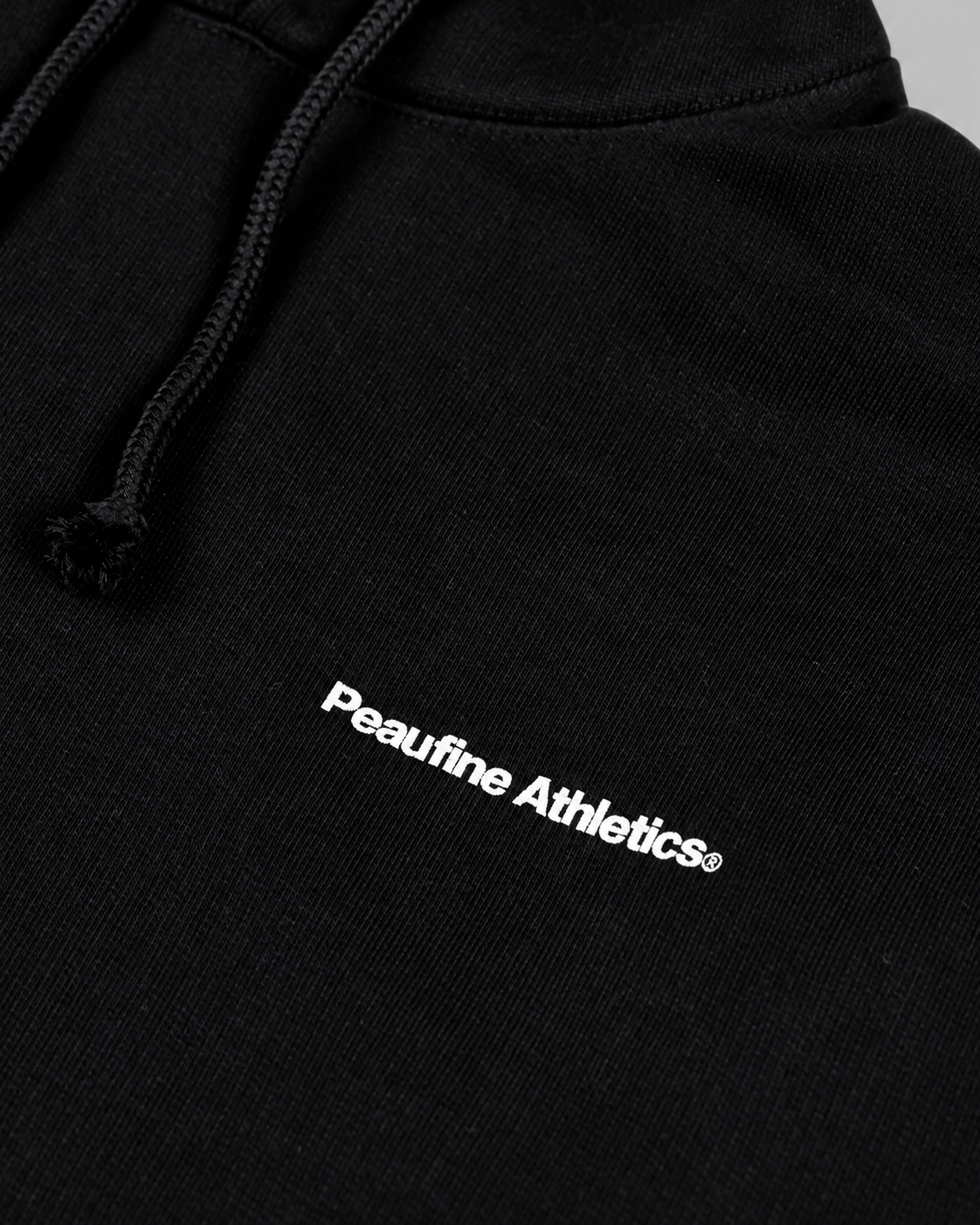 Peaufine Heavyweight Hoodie - Black - M' — vue 2 sur fond gris