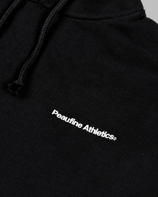 Peaufine Heavyweight Hoodie - Black - M' — vue 2 sur fond gris