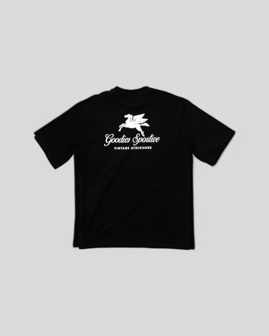 Sport-Goodies || Pegasus-T-Shirt – Schwarz