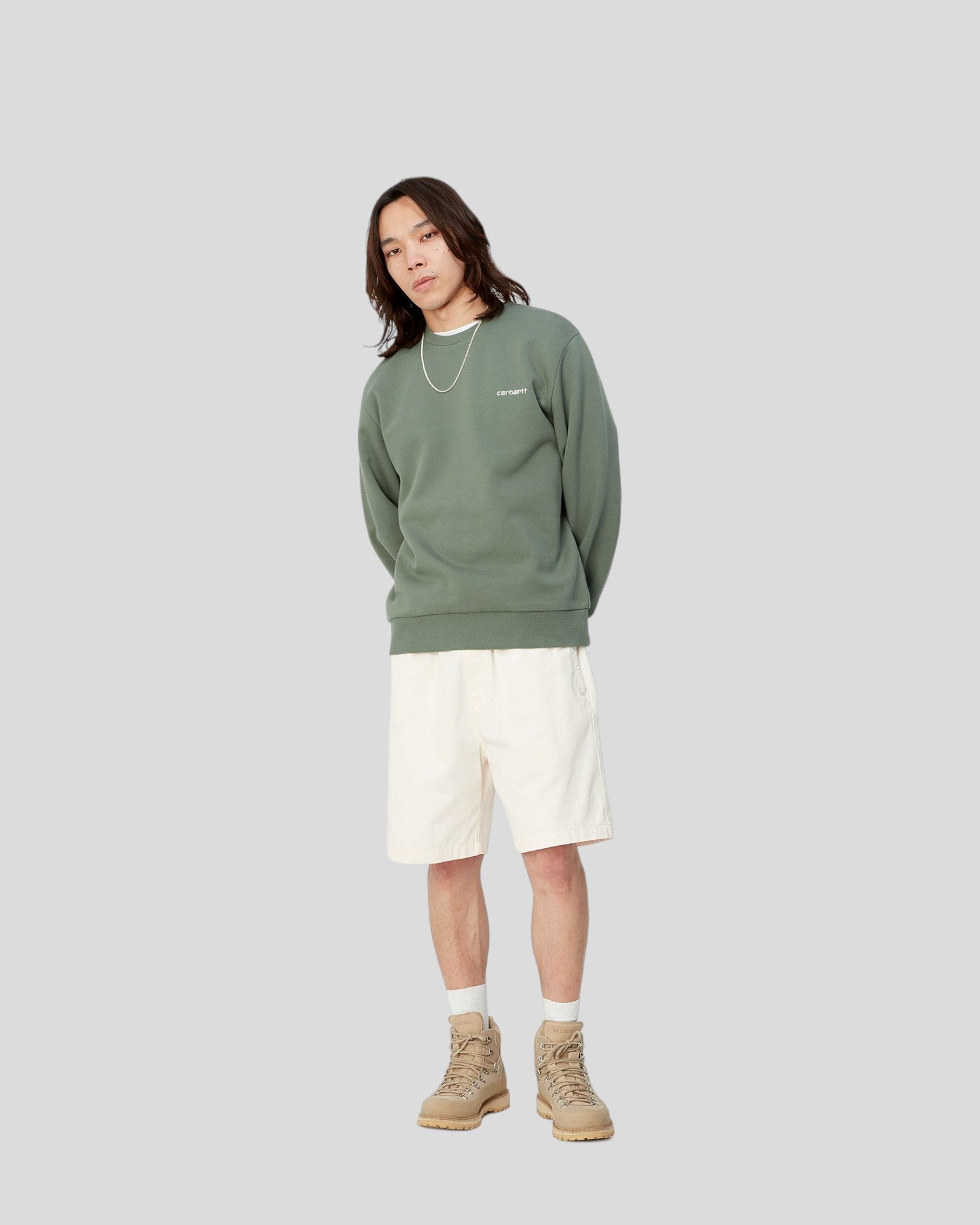 Carhartt || Rainer Short  - Off-White Rinsed Carhartt