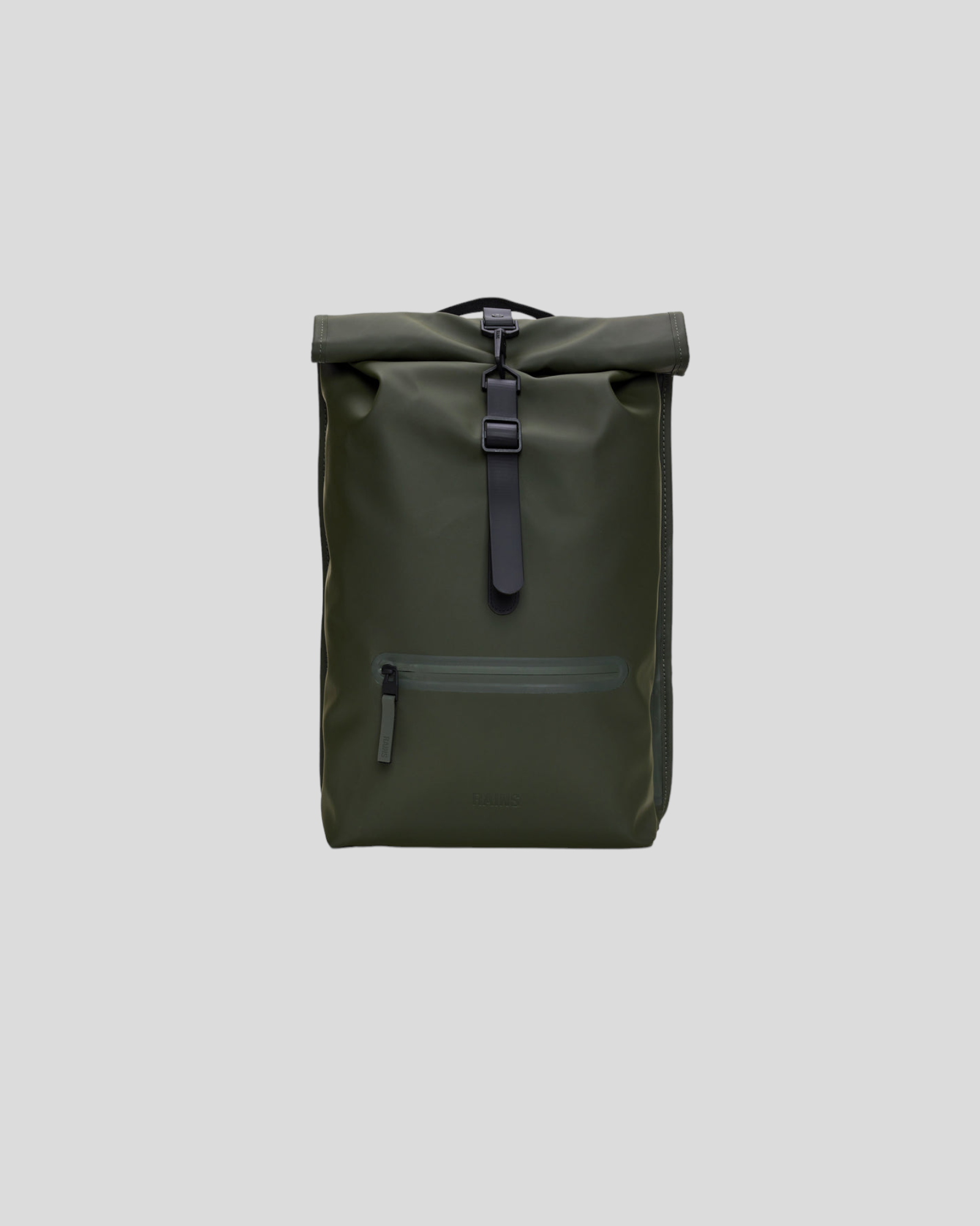 Rains || Rolltop Rucksack - Green Rains