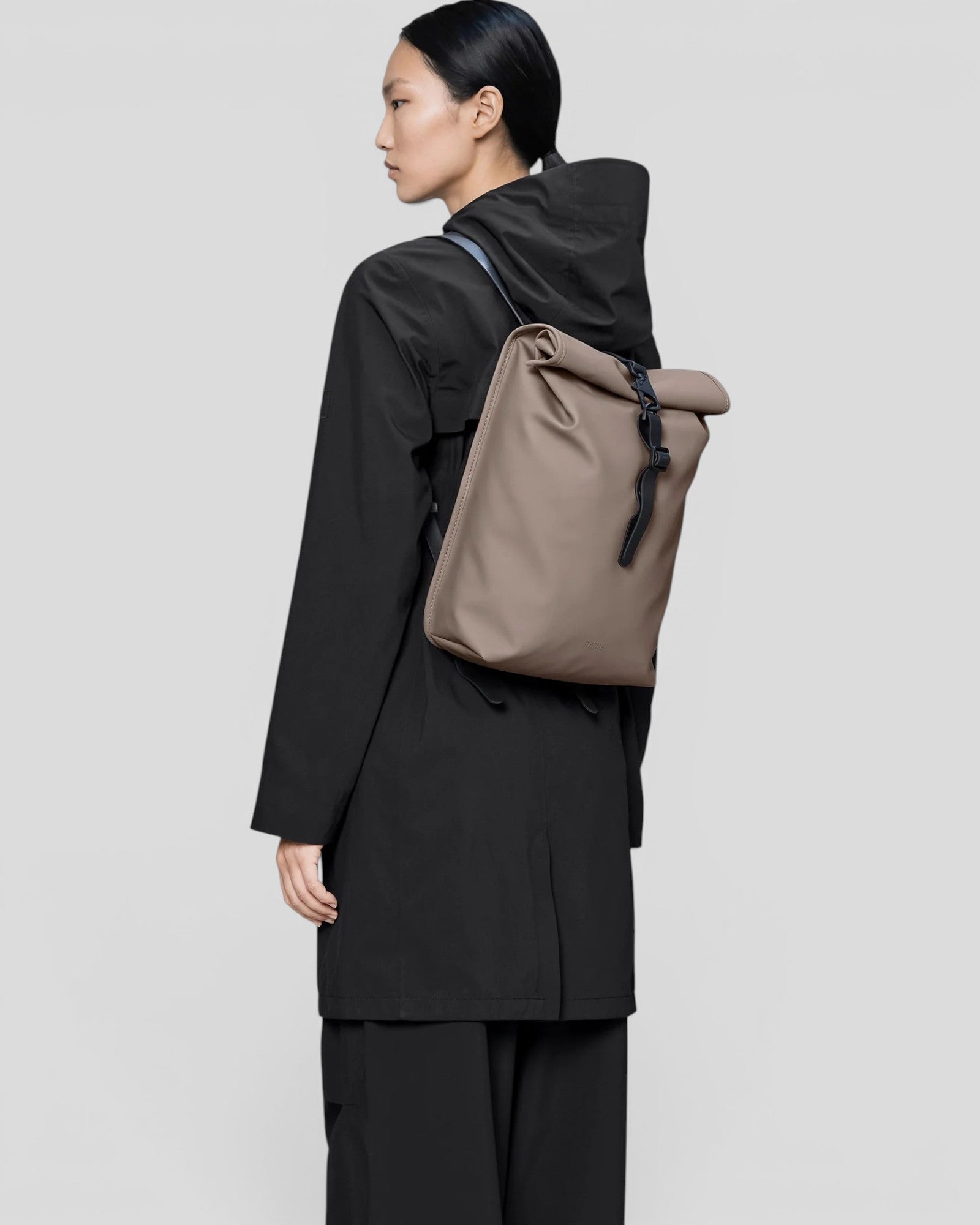 Rains || Rolltop Rucksack Mini - Cinder Rains