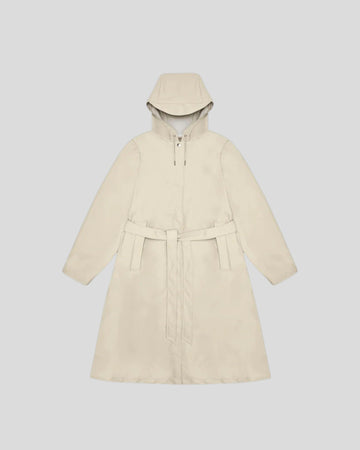 Rains || A-Line Longer W Jacket W3 - Dune Rains