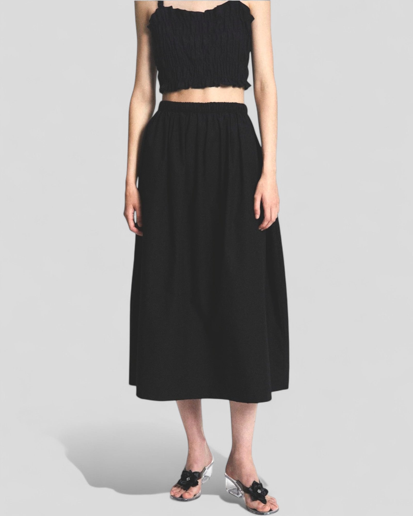 Rita Row || Fisher Cotton Skirt - Black Rita Row