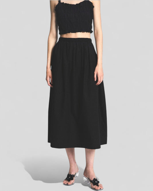 Rita Row || Fisher Cotton Skirt - Black Rita Row