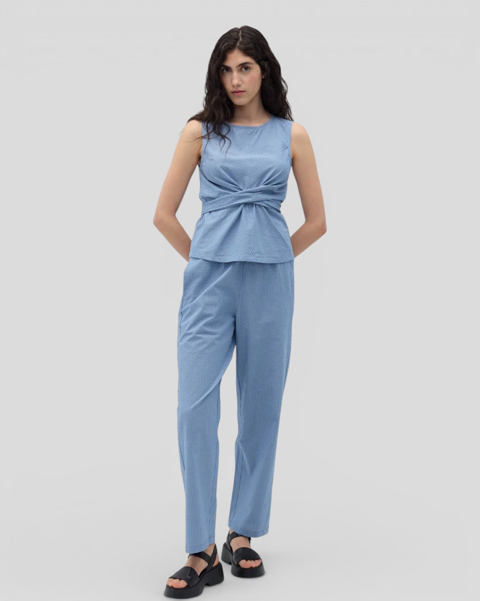Rita Row || Kampa Pants - Blue Stripes Rita Row