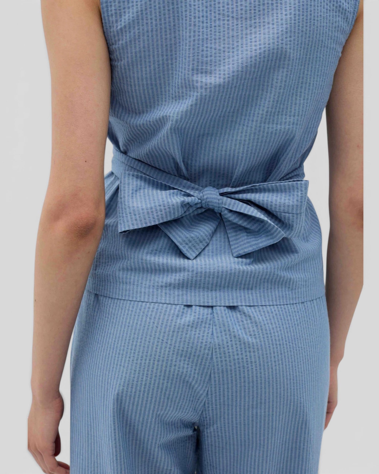 Rita Row || Holan Top - Blue Stripes Rita Row