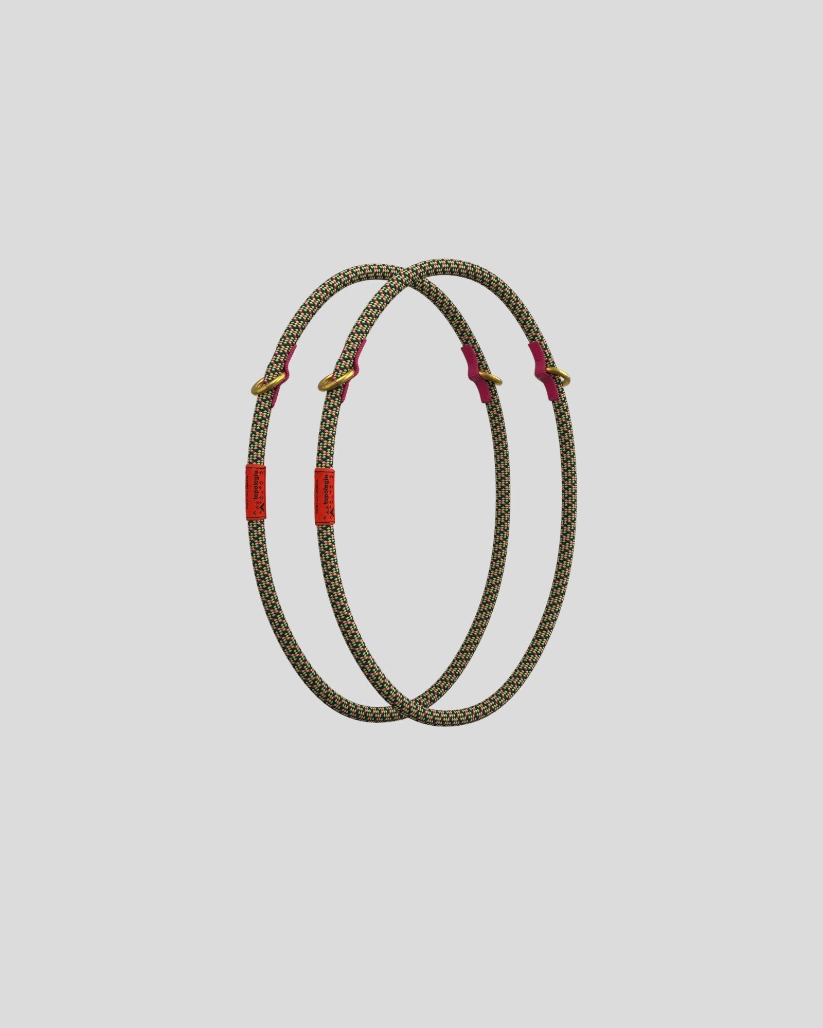 Topologie || Rope loop 10mm- Pink Checkboard Topologie