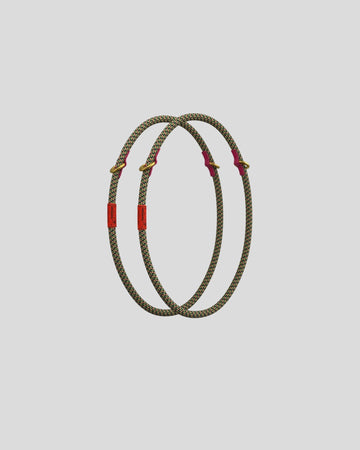 Topologie || Rope loop 10mm- Pink Checkboard Topologie