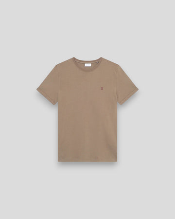 Les Deux || Norregaard Contrast T-shirt - Teak Brown Les Deux