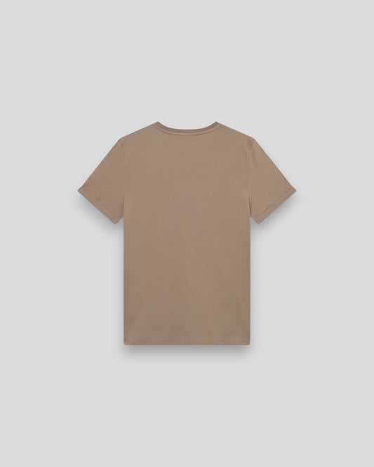 Les Deux || Norregaard Contrast T-shirt - Teak Brown Les Deux