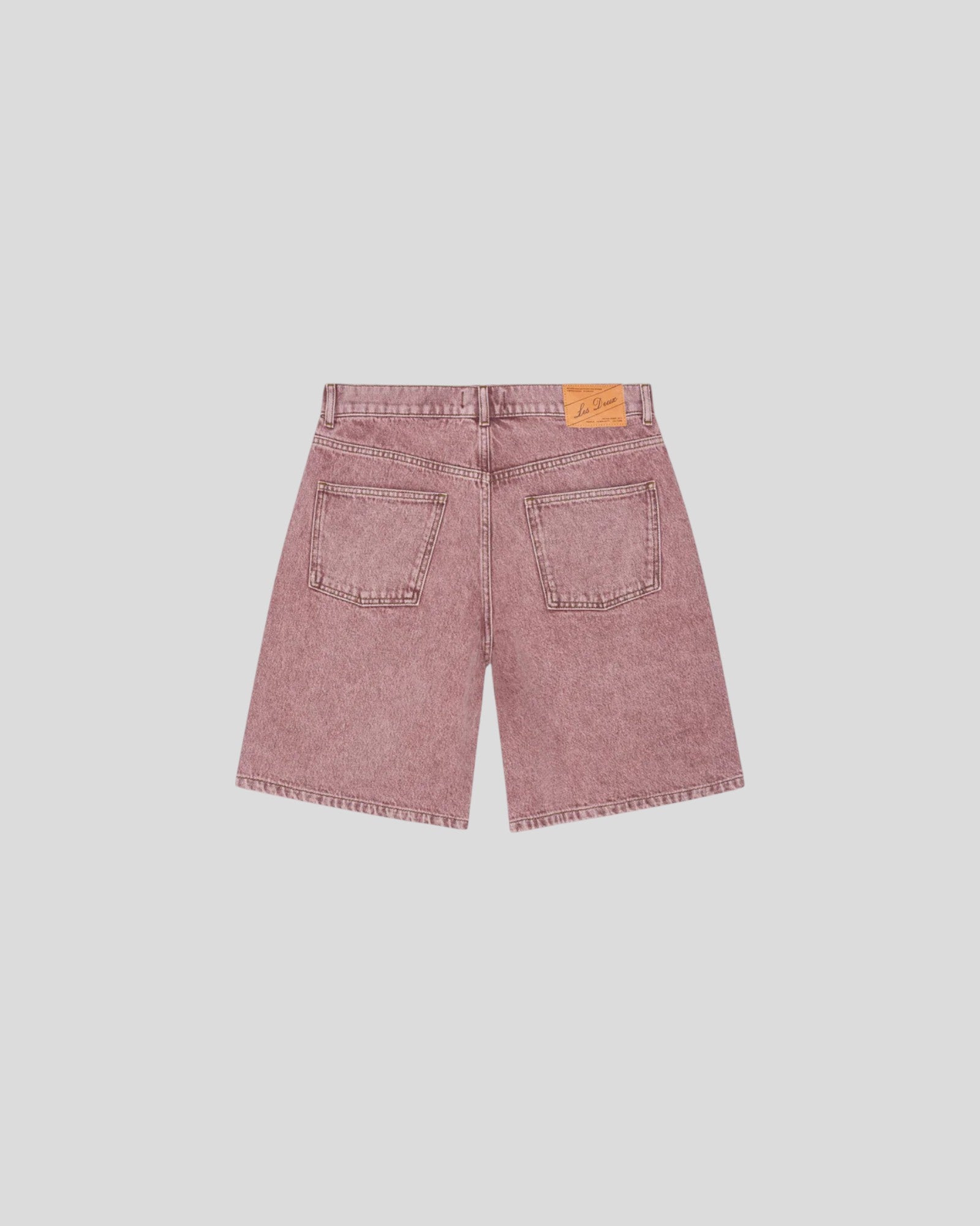 Les Deux || Ryder Light Pink Denim Short - Light Pink Denim Wash Les Deux