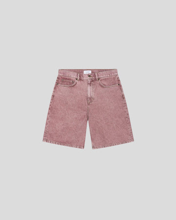 Les Deux || Ryder Light Pink Denim Short - Light Pink Denim Wash Les Deux