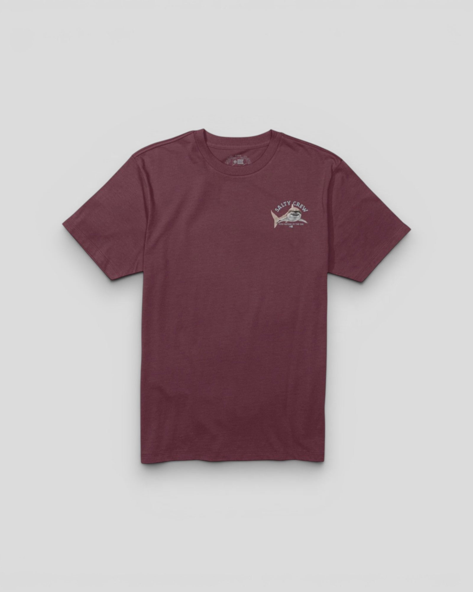 Salty Crew || Lurking S/S Tee - Burgundy - M' Salty Crew