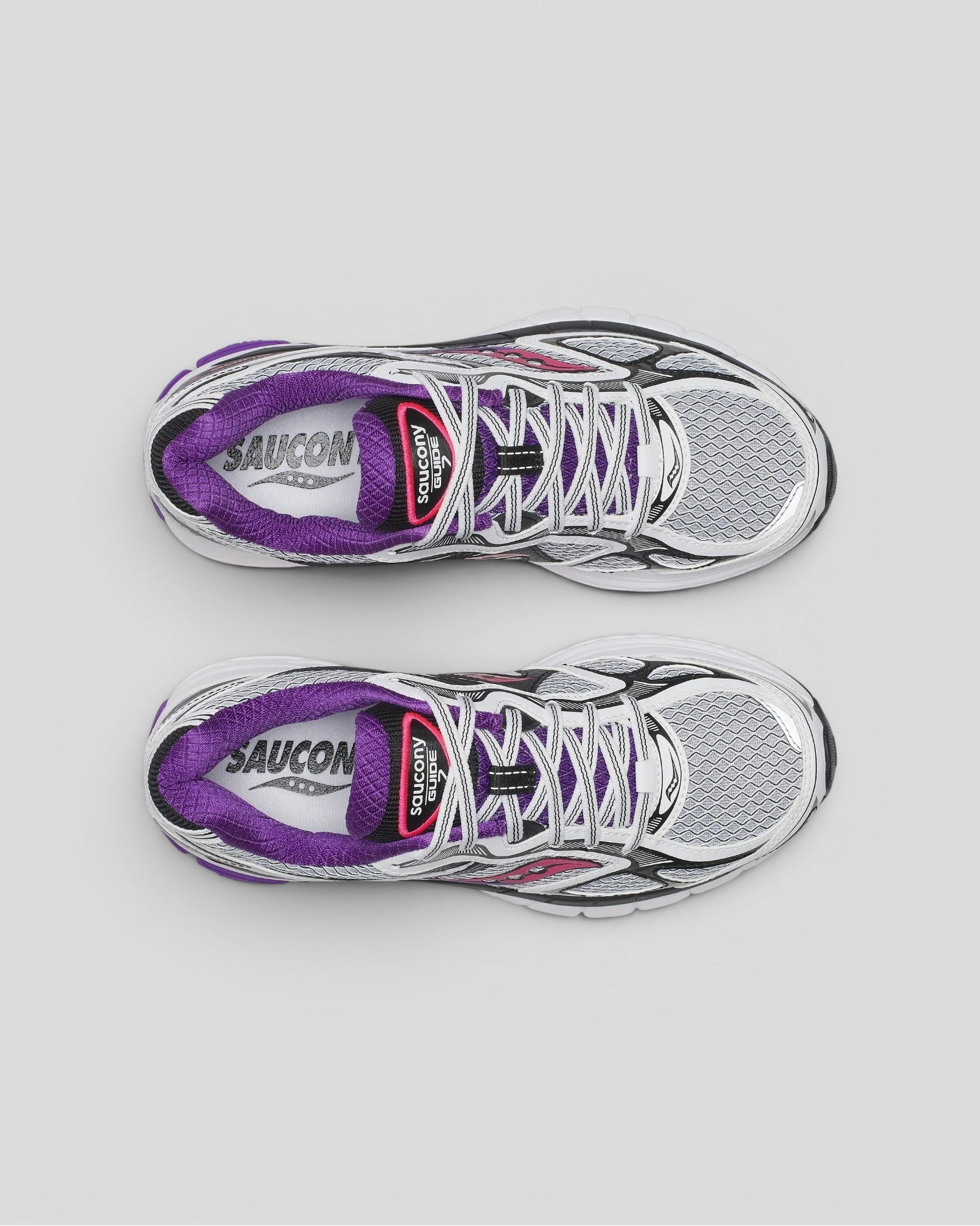 Saucony || Progrid Guide 7 - White / Drupe Saucony