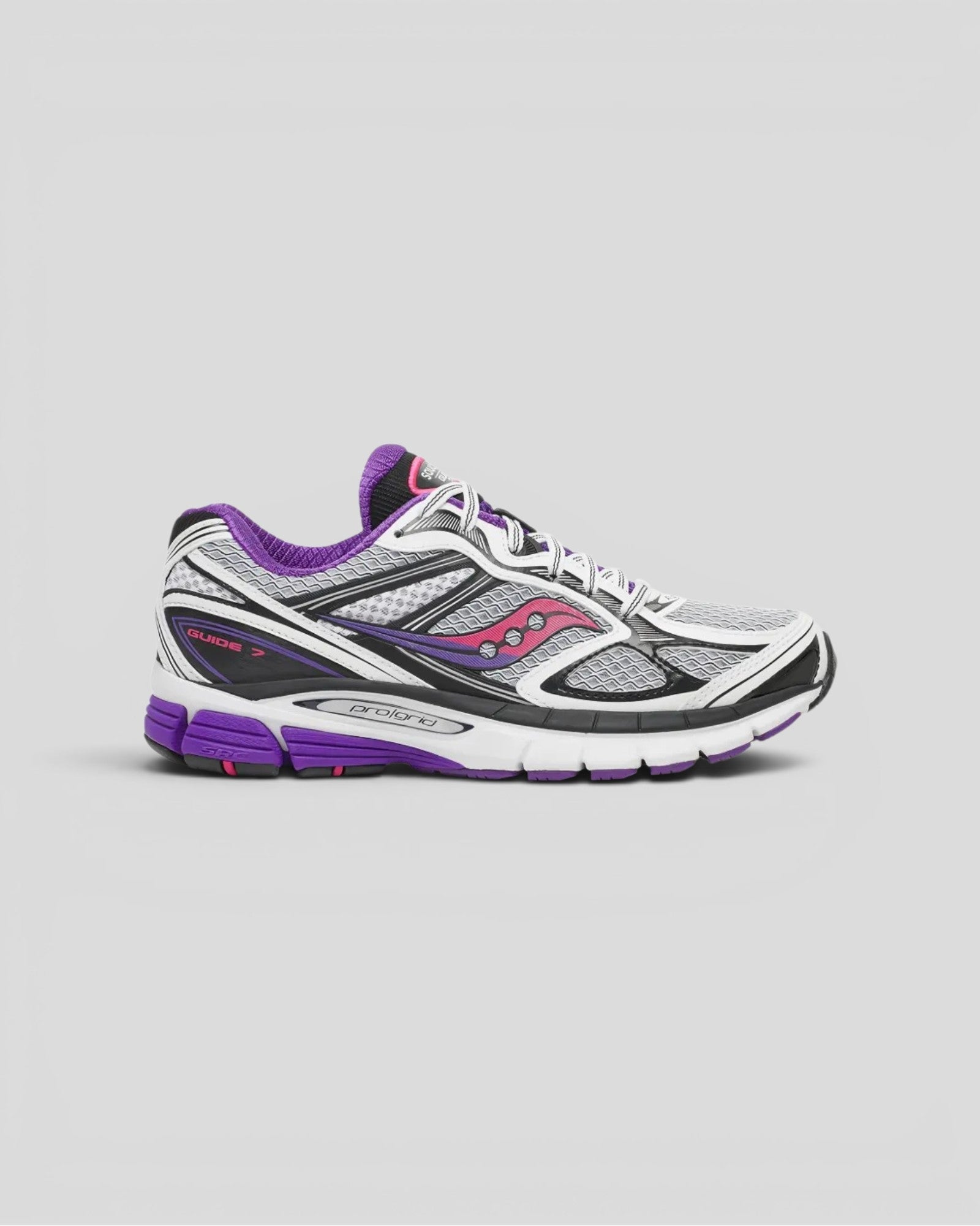 Saucony || Progrid Guide 7 - White / Drupe Saucony