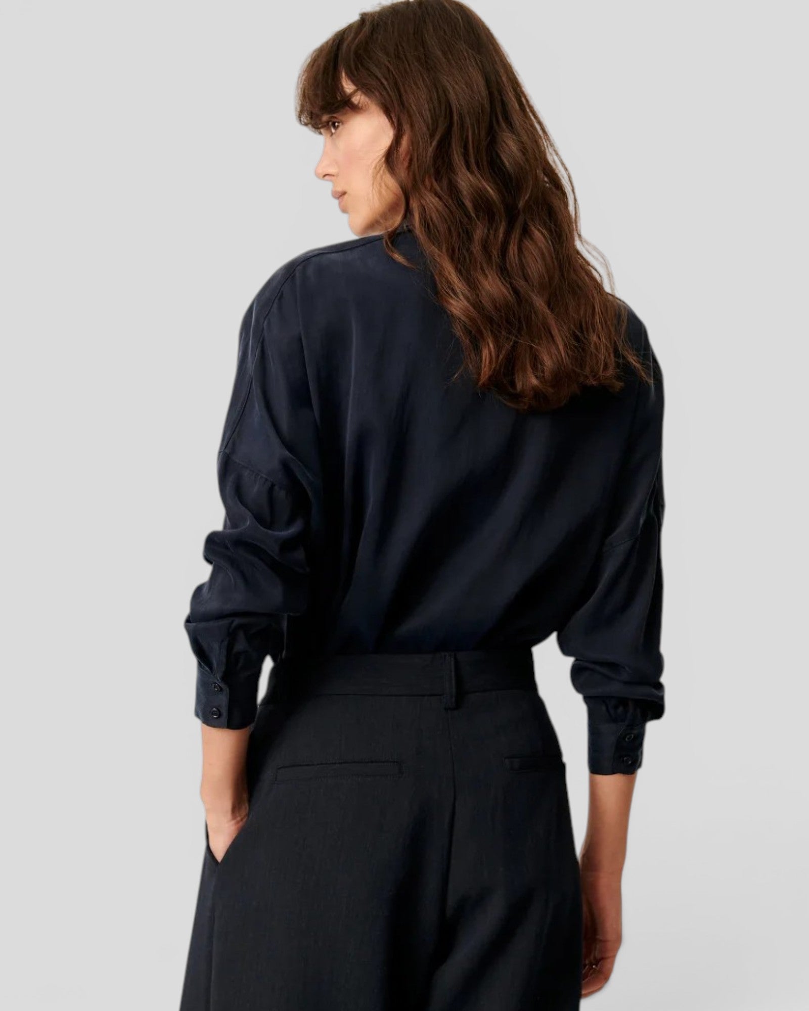 Sessùn || Lady D Wide Shirt - Navy Sessùn