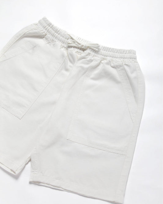 Service Works || Classic Canvas Chef Short - Off White Service Works