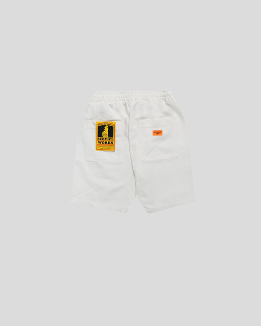Service Works || Classic Canvas Chef Short - Off White Service Works