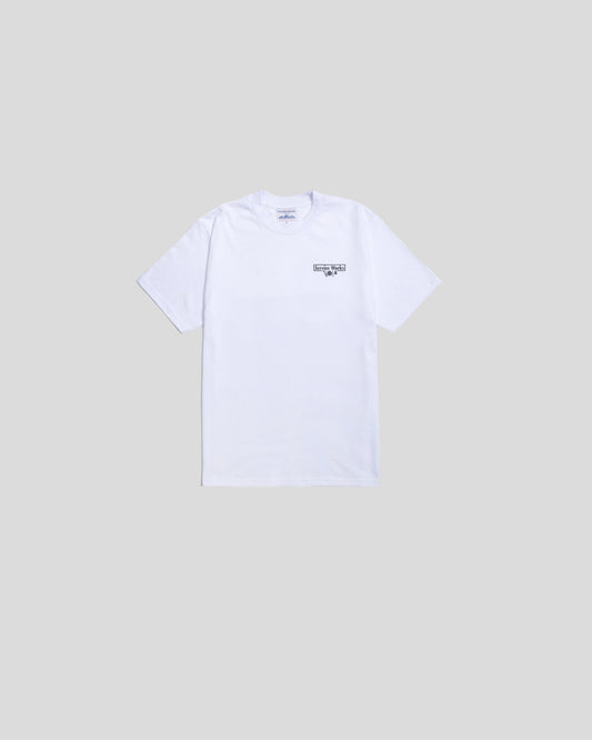 Service Works - Logo Tee - White Service Works