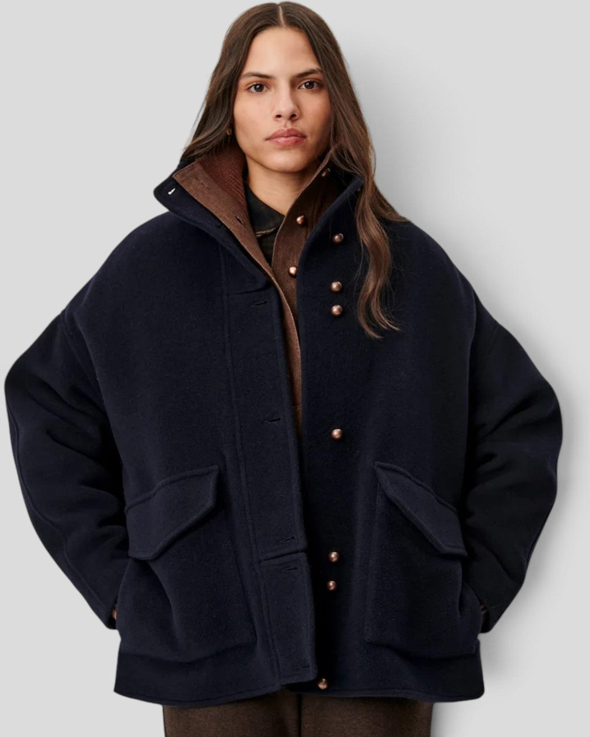 Sessùn || East Side Short Coat - Abysso Sessùn