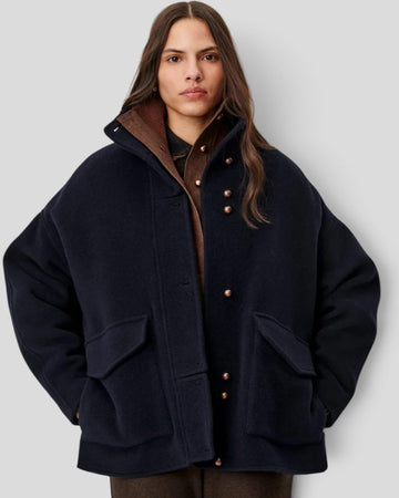 Sessùn || East Side Short Coat - Abysso Sessùn