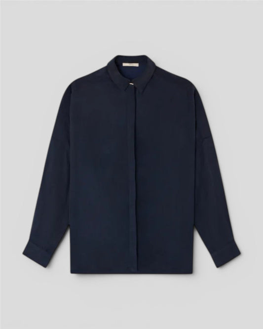 Sessùn || Lady D Wide Shirt - Navy Sessùn