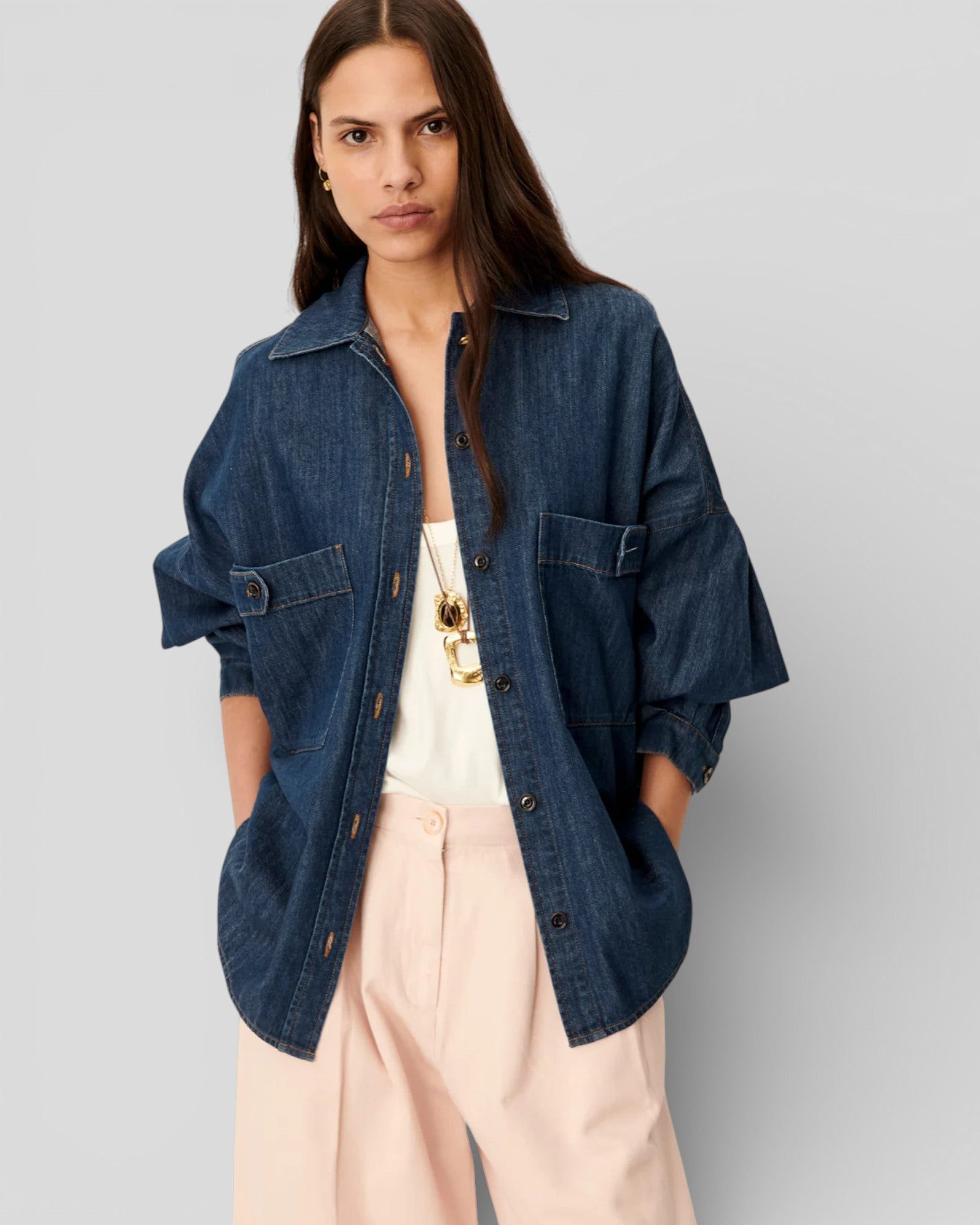 Sessùn || Nevada Surchemise - Nautica Blue Sessùn