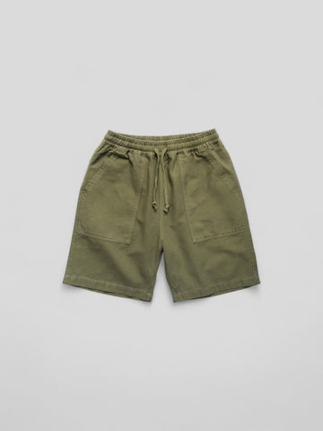 Service Works || Canvas Chef Short - Olive - M’ Service Works