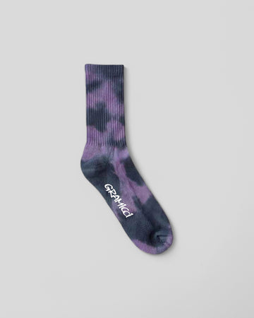 Gramicci || Tie Dye Crew Socken - Purple