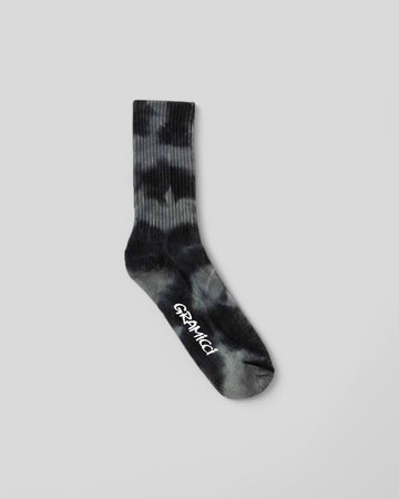 Gramicci || Tie Dye Crew Socks - Black