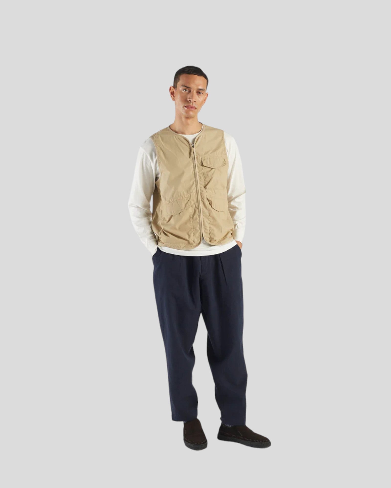 Universal Works || Parachute Liner Gilet - Sand Universal Works