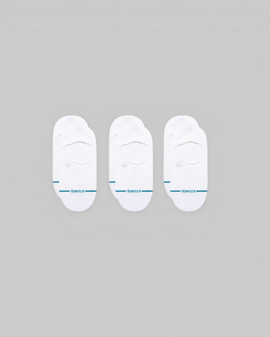 Stance || Icon No Show Pack 3 - White - M’ Stance