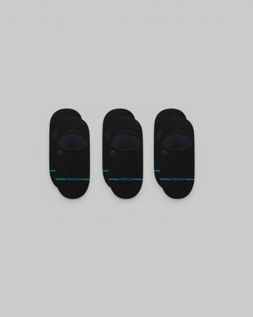 Stance || Icon No Show Pack 3 - Black - M’ Stance