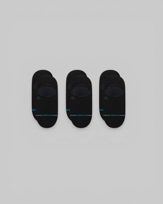 Stance || Icon No Show Pack 3 - Black - M’ Stance