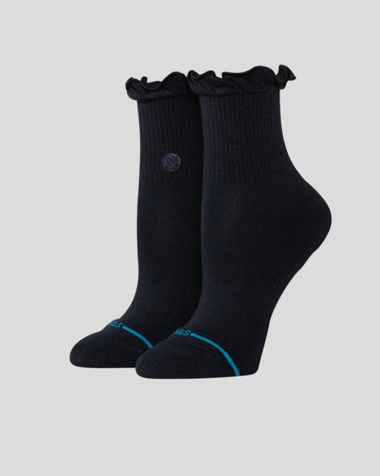 Stance || Ruffle Icon Quarter Socks - Black Stance