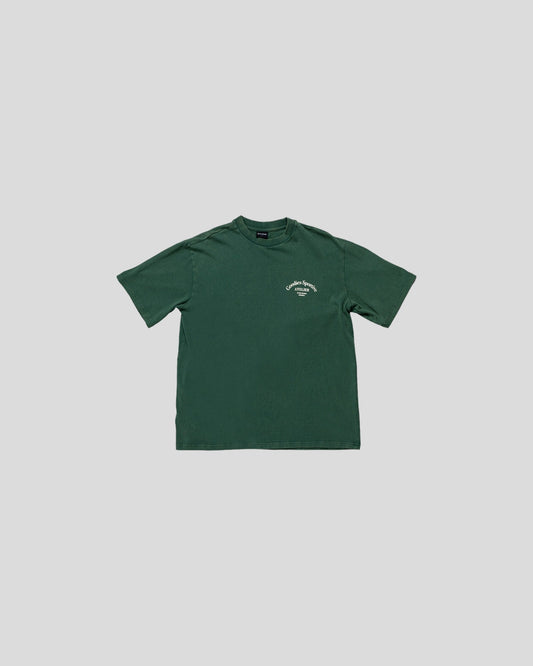 Goodies Sportive || Premium Green Tee Stone Wash Goodies Sportive