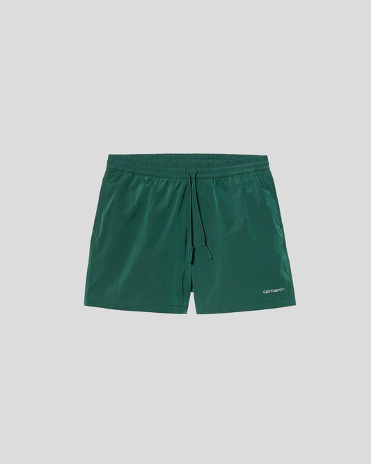 Carhartt || Tobes Swim Trunks - Nylon Chervil/ White Carhartt
