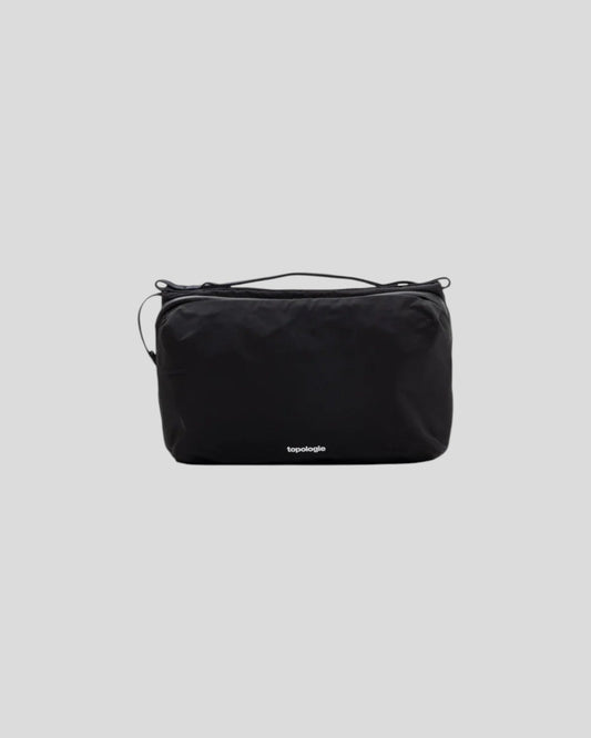 Topologie || Bottle Sacoche Large - Black Sateen Topologie